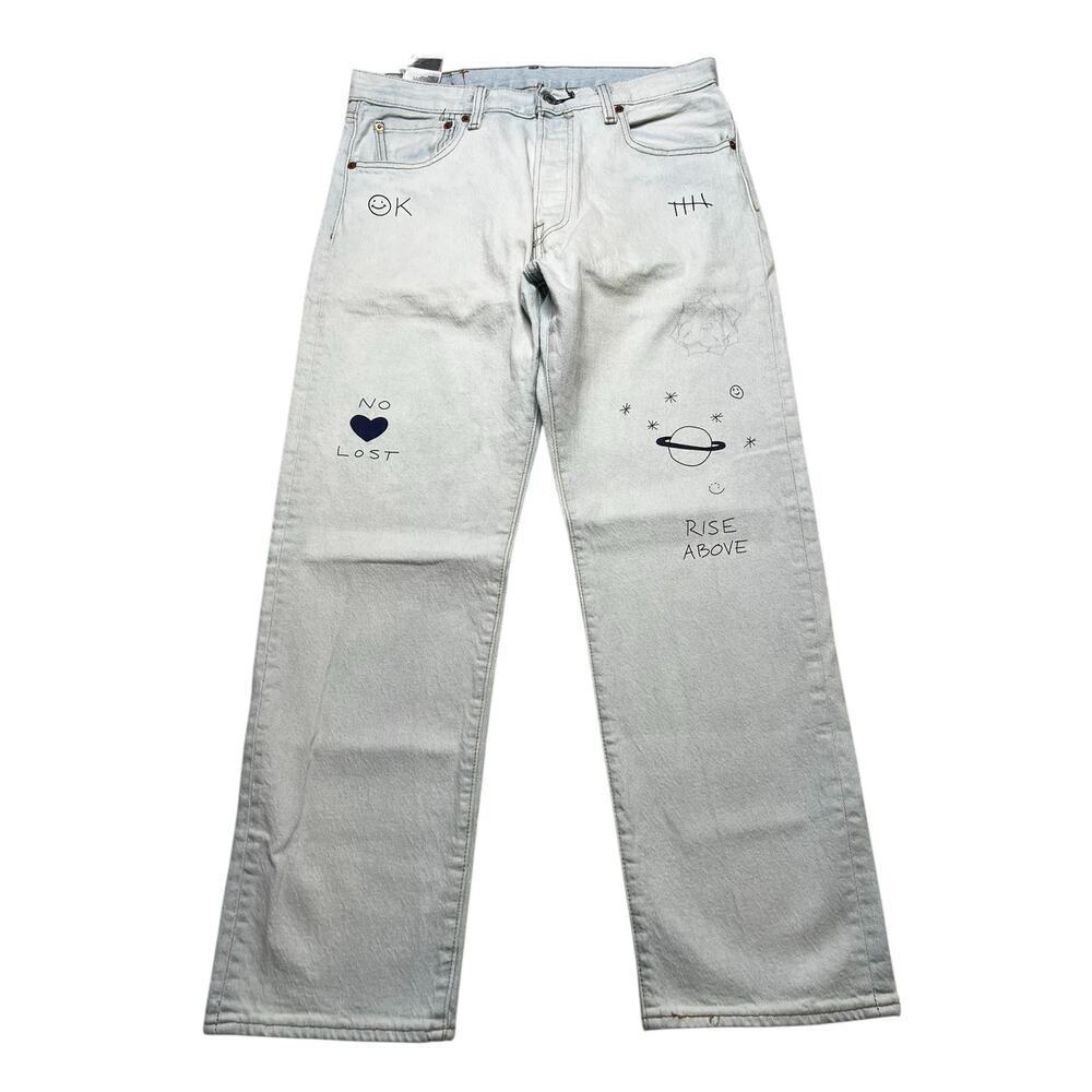 Levi's Strauss & Co. 501 Original Fit Straight Leg Button Fly Men's Jeans 32x29